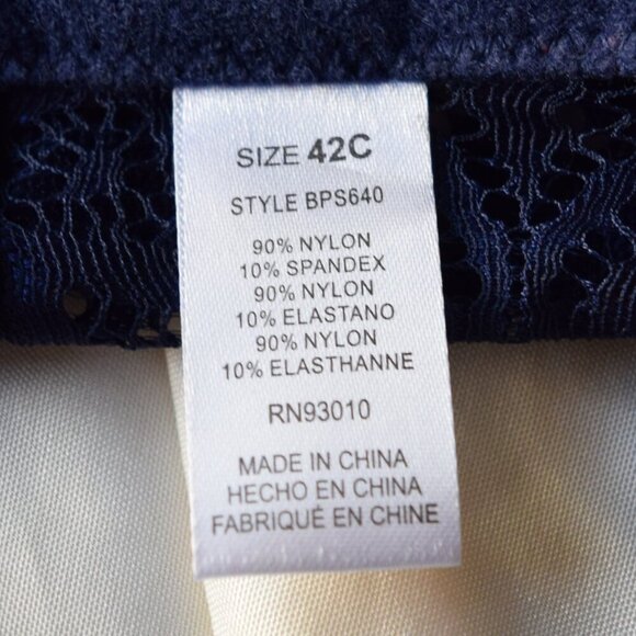 NWT Lace Bra Bundle of Two Navy and Cobalt Size 42C - Picture 5 of 6